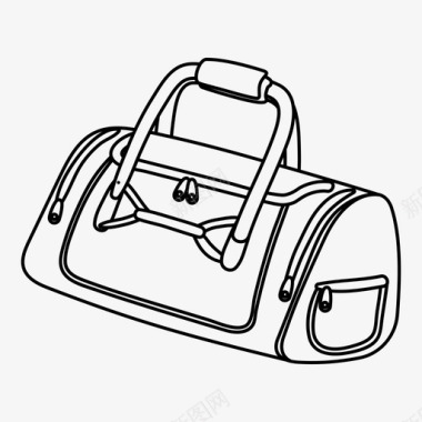 包行李袋旅行图标图标