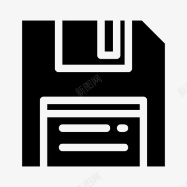 磁盘驱动器软盘保存图标图标