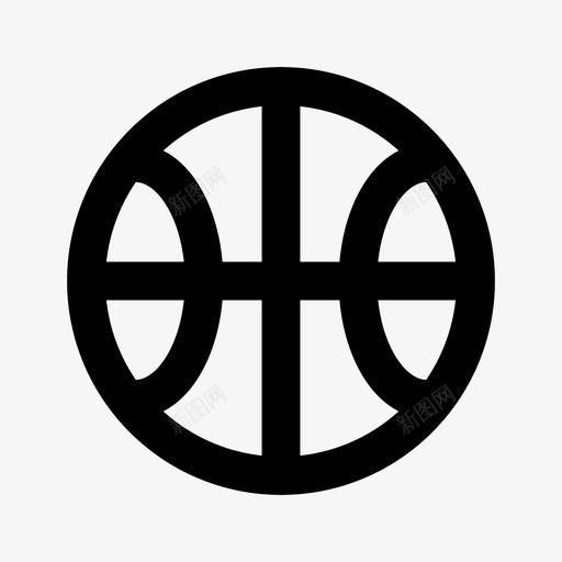篮球运动可爱的游戏图标svg_新图网 https://ixintu.com 可爱的游戏图标 篮球 运动