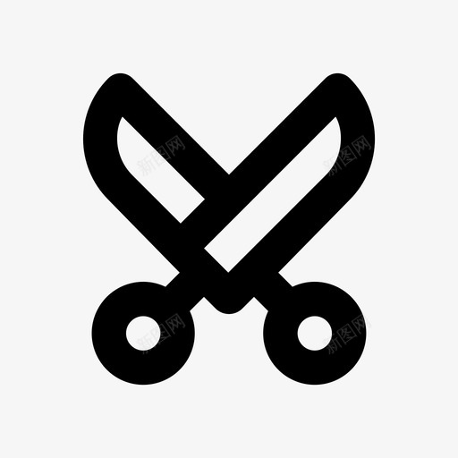 剪刀理发师裁缝图标svg_新图网 https://ixintu.com 剪刀 家用 工具 理发师 裁缝
