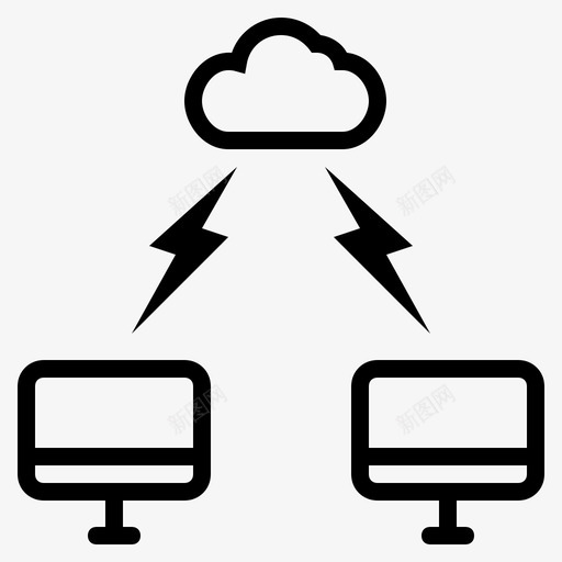 internet连接联机联机连接图标svg_新图网 https://ixintu.com internet连接 联机 联机连接