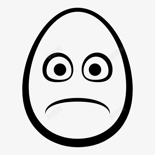 微微皱眉的脸蛋头表情复活节表情图标svg_新图网 https://ixintu.com 人 复活节 微微皱眉的脸蛋头表情 社交 蛋头表情 表情