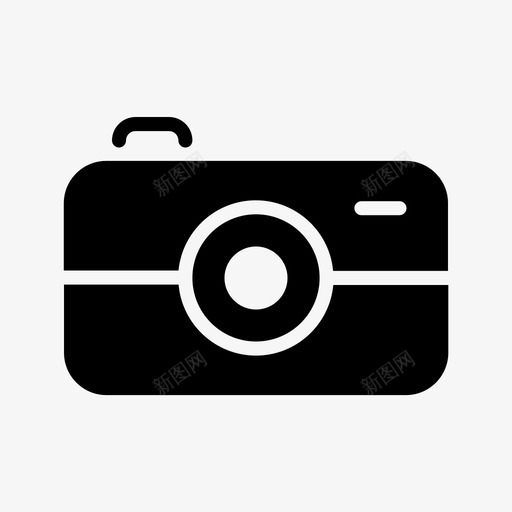 摄影照相机旅行图标svg_新图网 https://ixintu.com 夏日日光浴 摄影 旅行 照相机