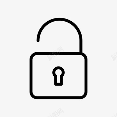 安全数据保护锁定图标图标