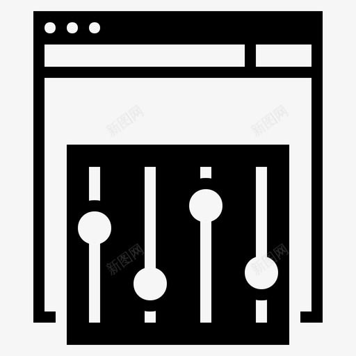 首选项浏览器设置配置图标svg_新图网 https://ixintu.com 浏览器设置 联机设置 选项 配置 首选项