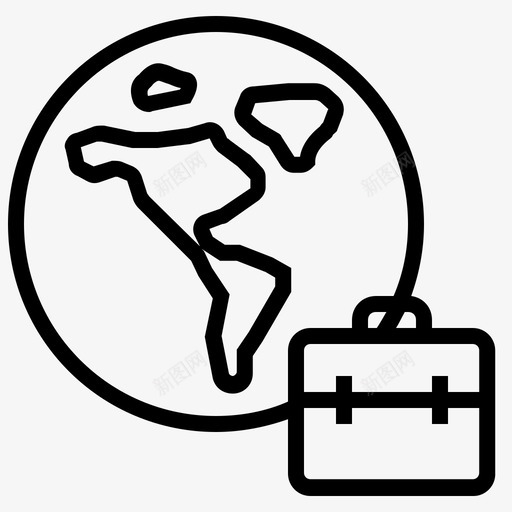 全球商务商务旅行国际商务图标svg_新图网 https://ixintu.com 全球商务 商务旅行 国际商务