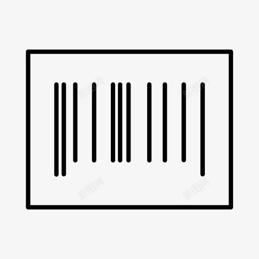 条形码批号产品图标svg_新图网 https://ixintu.com 产品 密码 批号 条形码 销售代码