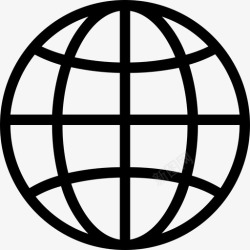 图标线世界全球网络图标高清图片