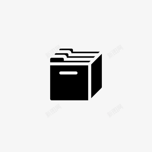 档案盒子文件夹图标svg_新图网 https://ixintu.com 办公室 文件 文件夹 档案 盒子