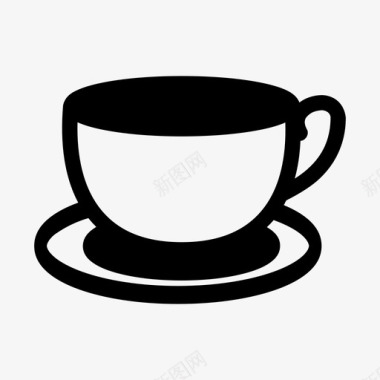 一杯咖啡咖啡杯饮料图标图标