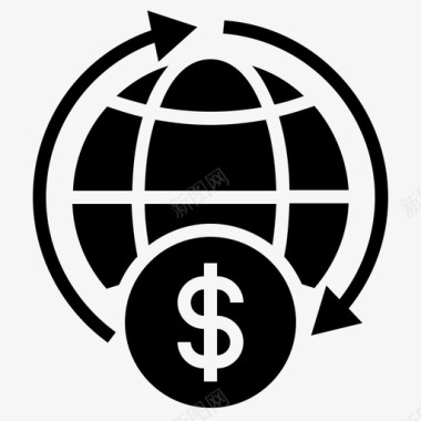 全球业务全球投资国际业务图标图标