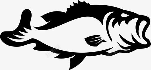 鱼动物鲈鱼图标图标