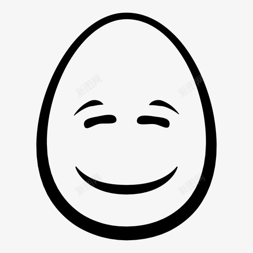 笑脸蛋头表情复活节表情图标svg_新图网 https://ixintu.com 人 复活节 社交 笑脸蛋头表情 蛋头表情 表情