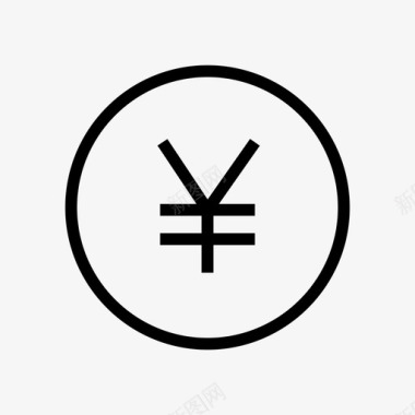 日元现金金融图标图标
