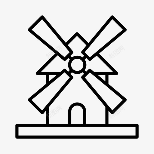推杆高尔夫儿童图标svg_新图网 https://ixintu.com 儿童 推杆 迷你高尔夫 风车 高尔夫