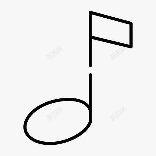 旋律音频媒体图标svg_新图网 https://ixintu.com 媒体 旋律 音乐 音符 音频 音频间隙薄