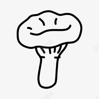 蘑菇食物种植图标图标