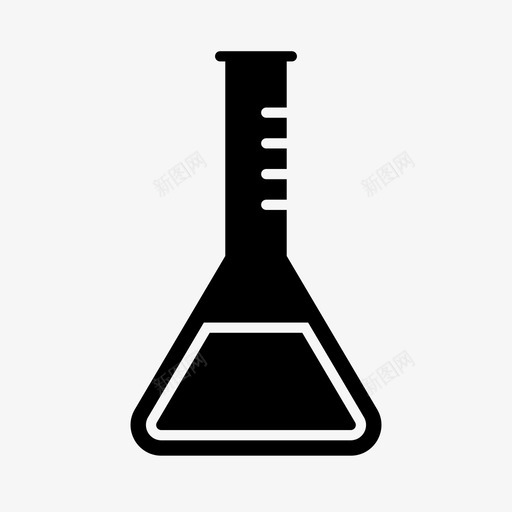 化学品瓶子锥形烧瓶图标svg_新图网 https://ixintu.com 化学品 瓶子 锥形烧瓶