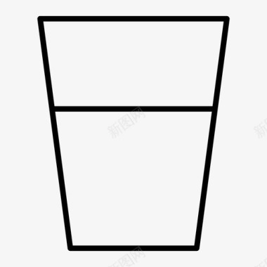 玻璃饮料饮用玻璃图标图标