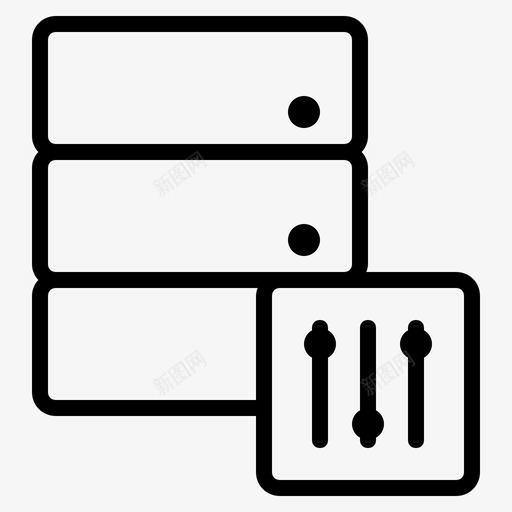 数据库设置配置数据库配置图标svg_新图网 https://ixintu.com 数据库设置 数据库配置 配置