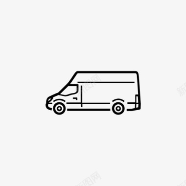 小型货车小型多用途车运输工具图标图标