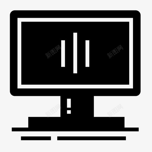 电脑电脑显示器电脑萤幕图标svg_新图网 https://ixintu.com 办公设备图示 显示器 电脑 电脑显示器 电脑萤幕 硬体