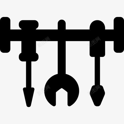 三个工具武器建筑图标svg_新图网 https://ixintu.com 三个工具 建筑图标 武器