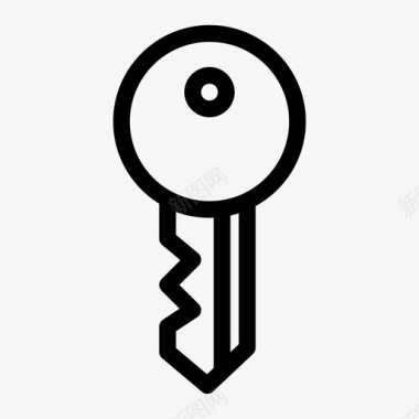 房子钥匙锁安全图标图标