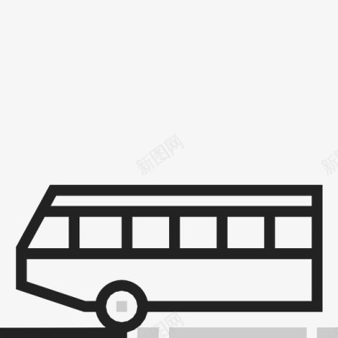 拖车公共汽车司机图标图标