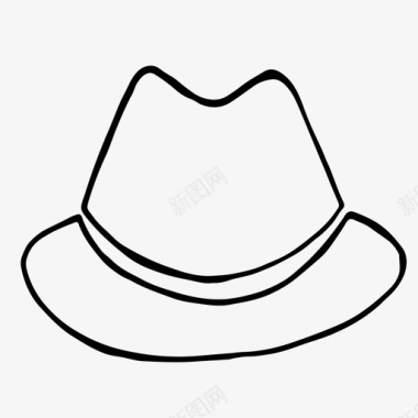 帽子男式配件男式服装图标图标