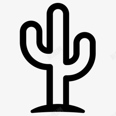 仙人掌沙漠沙漠植物图标图标