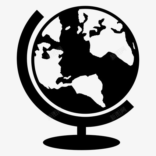 地球星球全世界图标svg_新图网 https://ixintu.com 全世界 地球 星球