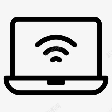 笔记本电脑wifi连接技术图标图标
