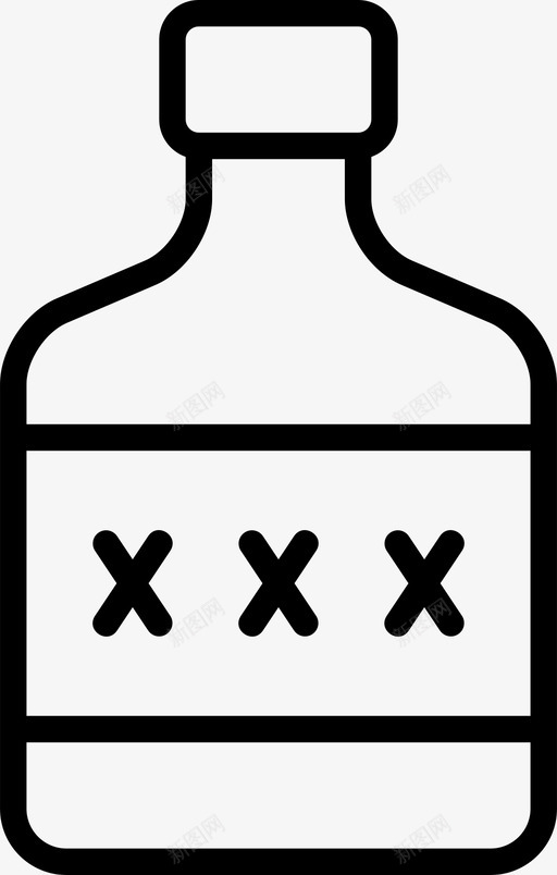 酒自制私酒图标svg_新图网 https://ixintu.com 冒险和游戏 威士忌 朗姆酒 私酒 自制 酒