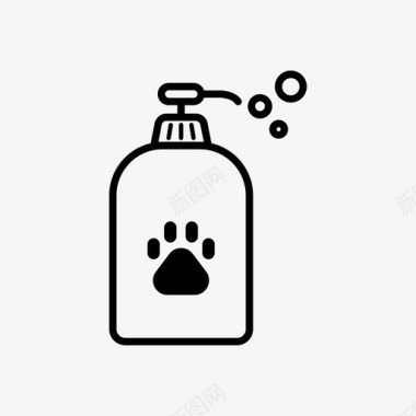 洗发水清洁剂宠物图标图标