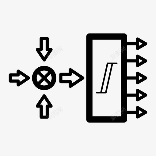 复杂事件处理分析事件图标svg_新图网 https://ixintu.com 事件 分析 复杂事件处理 大数据 监控