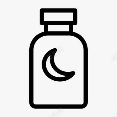 瓶子罐子医药图标图标
