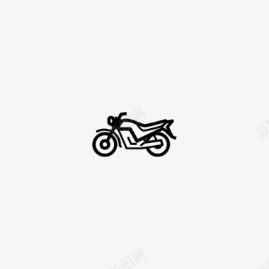 摩托车小摩托车两轮图标图标
