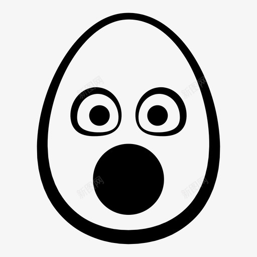 脸上有张嘴的蛋头表情复活节表情图标svg_新图网 https://ixintu.com 人 复活节 社交 脸上有张嘴的蛋头表情 蛋头表情 表情