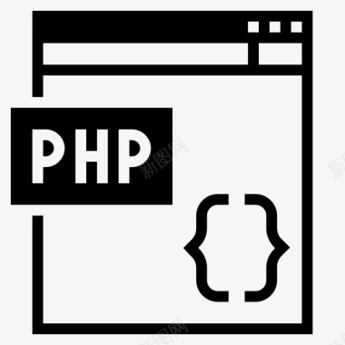 php文件服务器端编程源代码图标图标