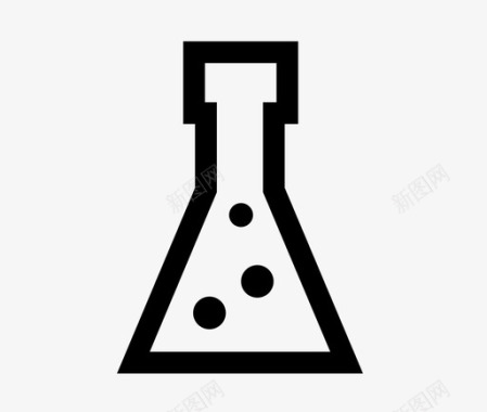 化学佛罗伦萨烧瓶教育图标图标