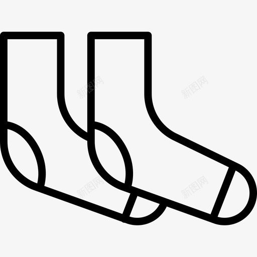 两只袜子时尚购物成瘾图标svg_新图网 https://ixintu.com 两只袜子 时尚 购物成瘾