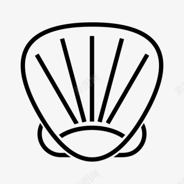 贝壳海图标图标