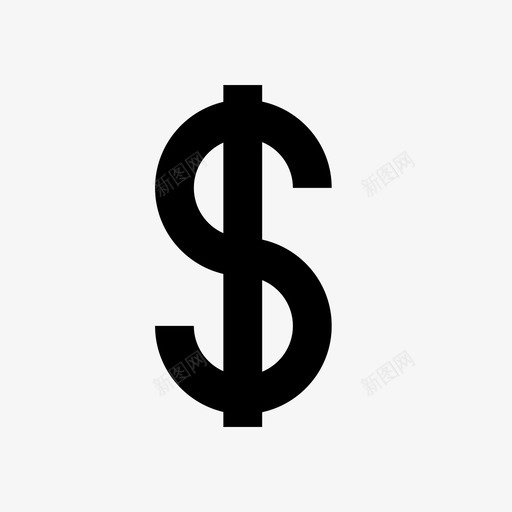 dollar iconsvg_新图网 https://ixintu.com dollar icon