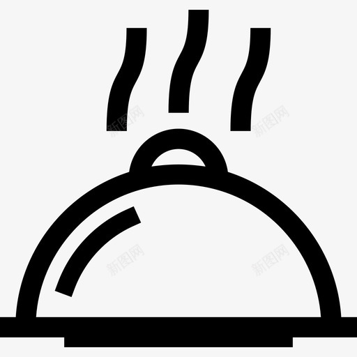盘子上的盘子食物热的图标svg_新图网 https://ixintu.com 热的 盘子上的盘子 酒店概要 食物 餐厅 饭菜