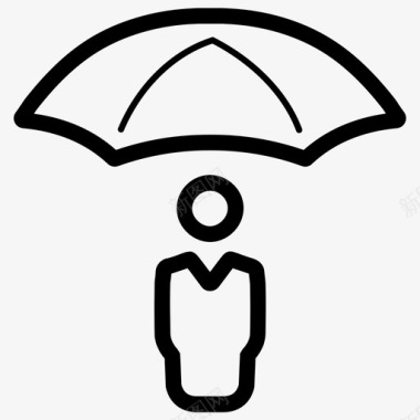 商业保护伞商业保险图标商业保险图标