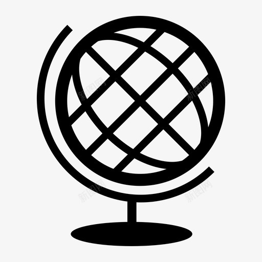 地球星球全世界图标svg_新图网 https://ixintu.com 全世界 地球 星球
