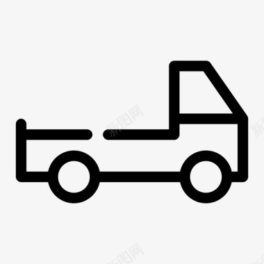汽车运输送货物流图标图标