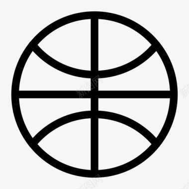 篮球装备运动队图标图标
