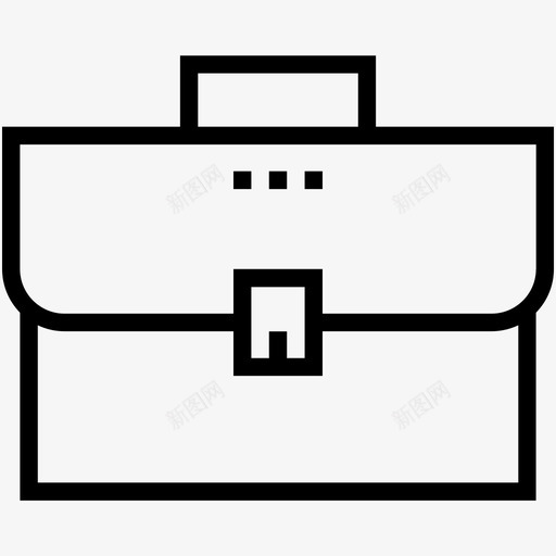 公文包商务包文件包图标svg_新图网 https://ixintu.com 公司线图标 公文包 商务包 文件包